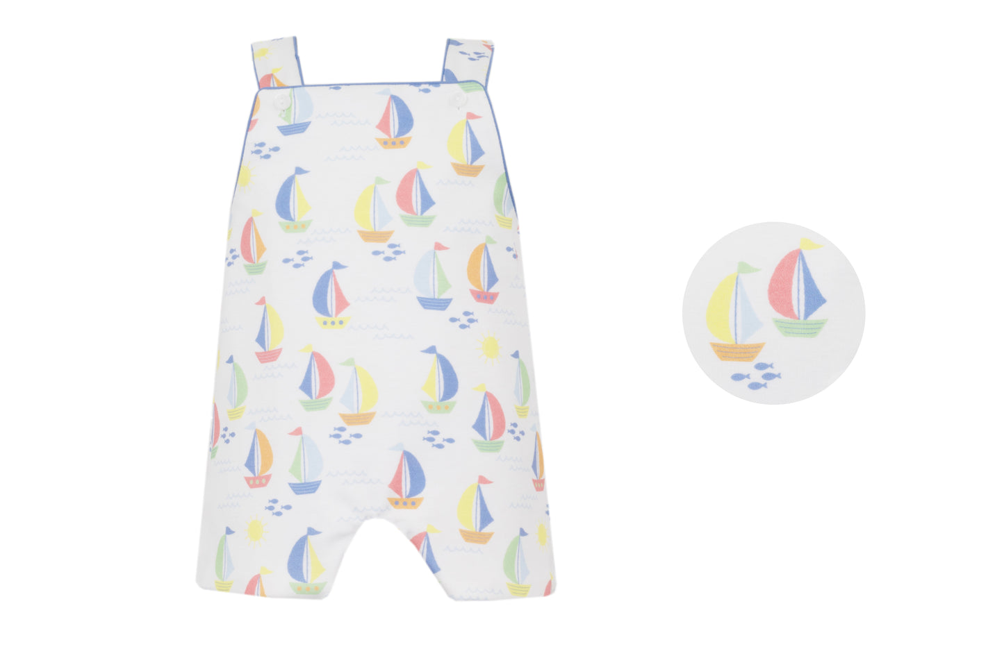 Boy's Sailboats print Jon Jon