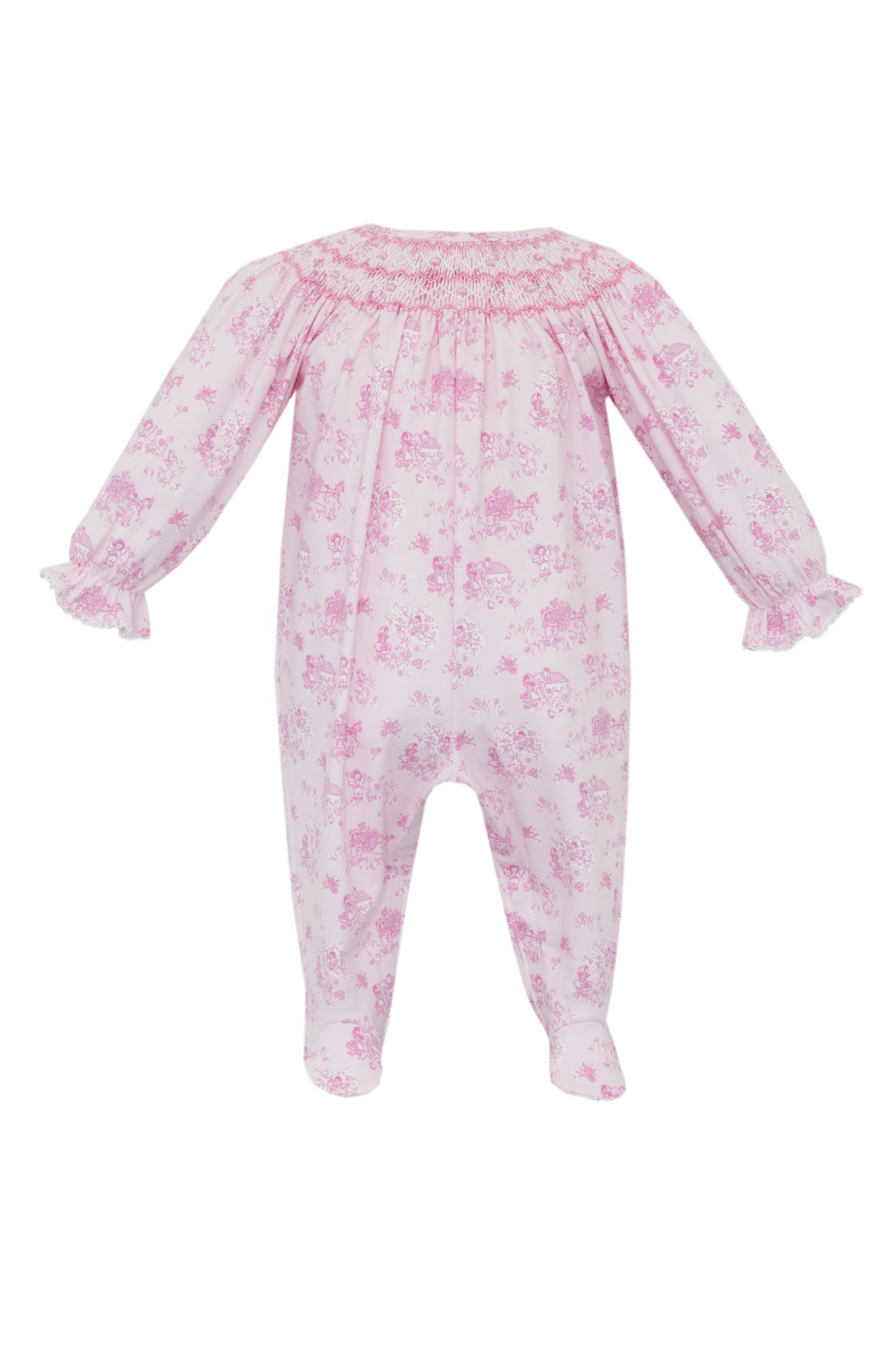 FRENCH TOILLE LONG FOOTIE WITH FEET