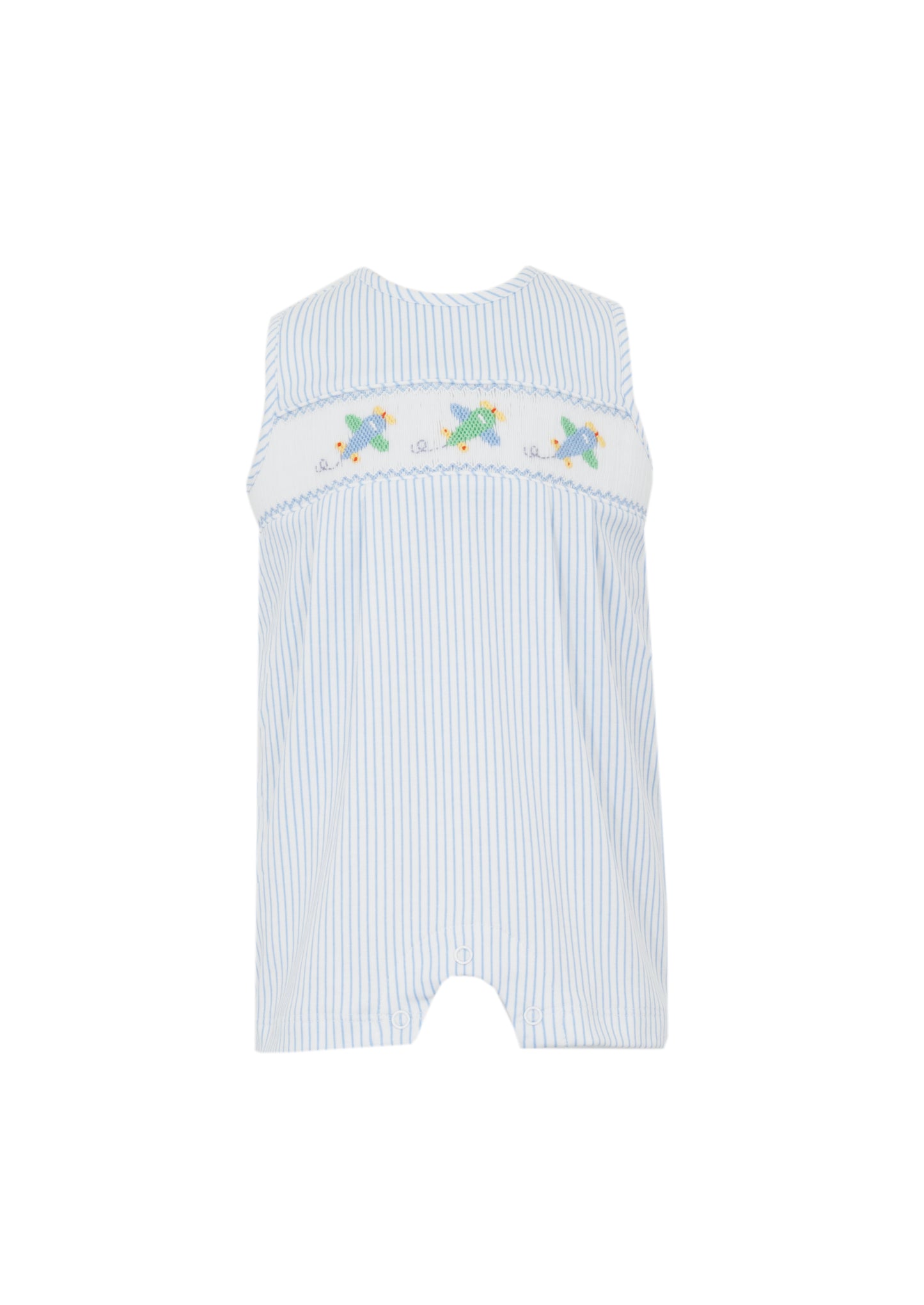 Airplanes Blue Striped Knit Jon Jon