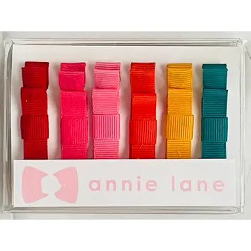 Annie Lane Girl's Hair Bow - 6 Pack