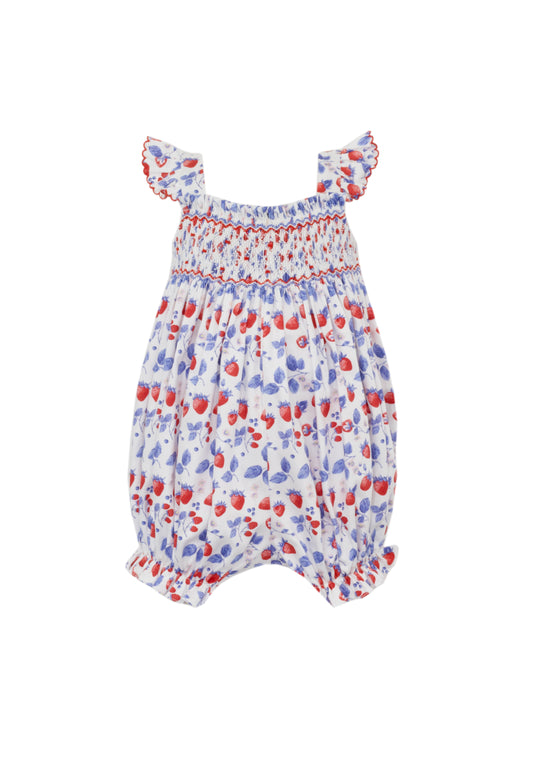 Liberty Print Summer Berries Girl's Sunbubble with straps