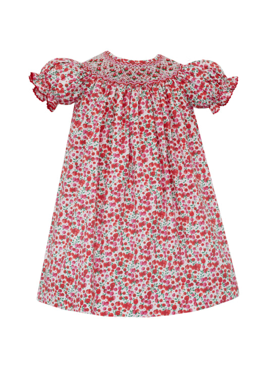 KATE Red & Pink Holiday Liberty Print Bishop