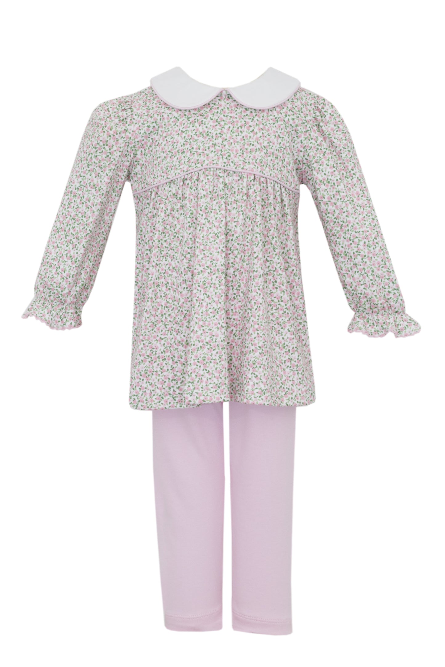 CAROL PINK KNIT LIBERTY TUNIC SET